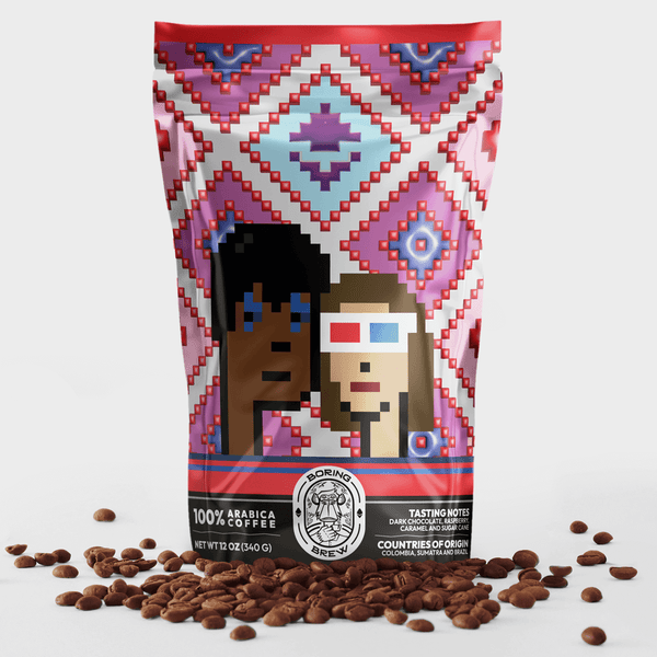 Dark Roast Blend Coffee | Colombia, Sumatra, Brazil | CryptoPunk #6507